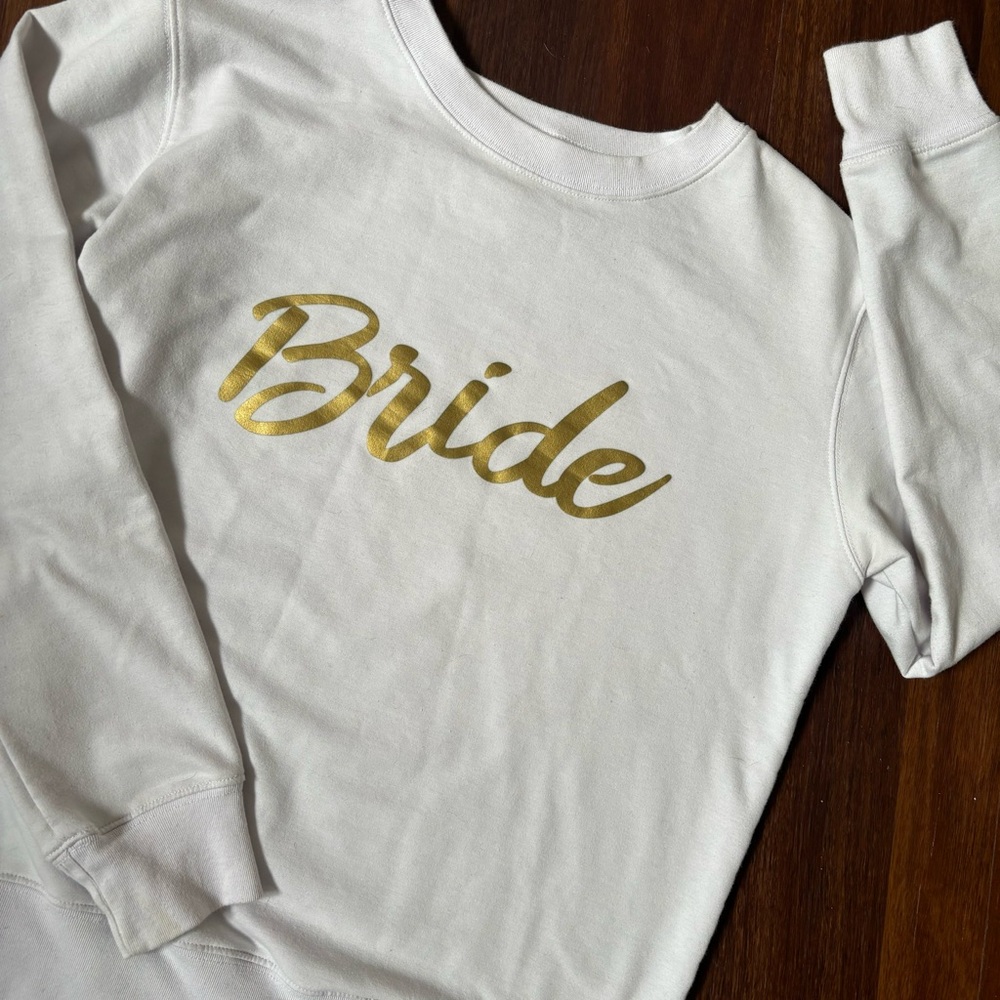 Bride Script Crew Sweatshirt - Picture 2 of 6